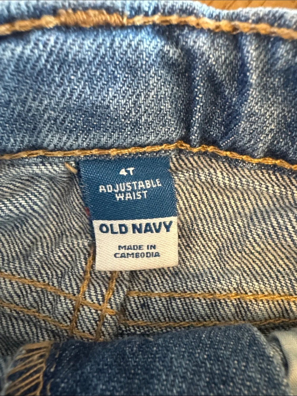 Old Navy Light Blue Denim Girls' Skirt with Frayed Hem